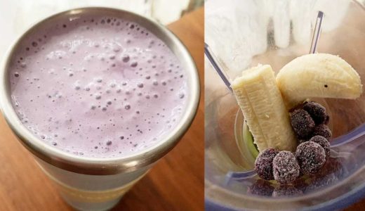 プロテイン＋バナナ＆ベリースムージー