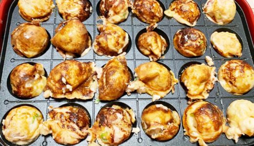 パンケーキMIXでたこ焼き